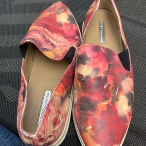 BCBGeneration Floral Pink Slip On Flats/Sneakers